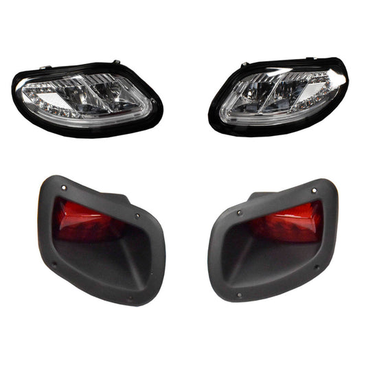 KIT DE LUCES DELANTERAS Y TRASERAS LED EZGO T48 2014 +