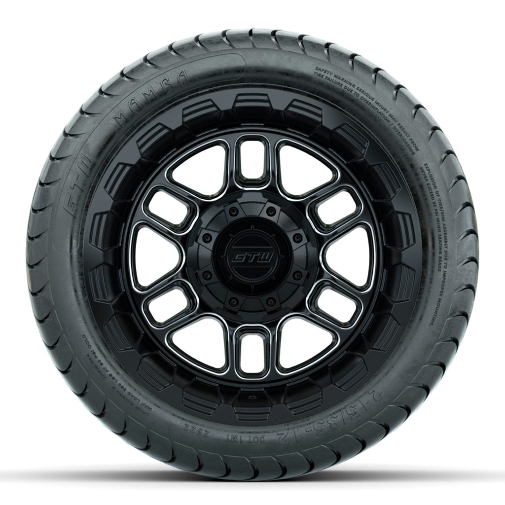 RINES Y LLANTAS GTW TITAN 12X7 MAMBA 215/35-12