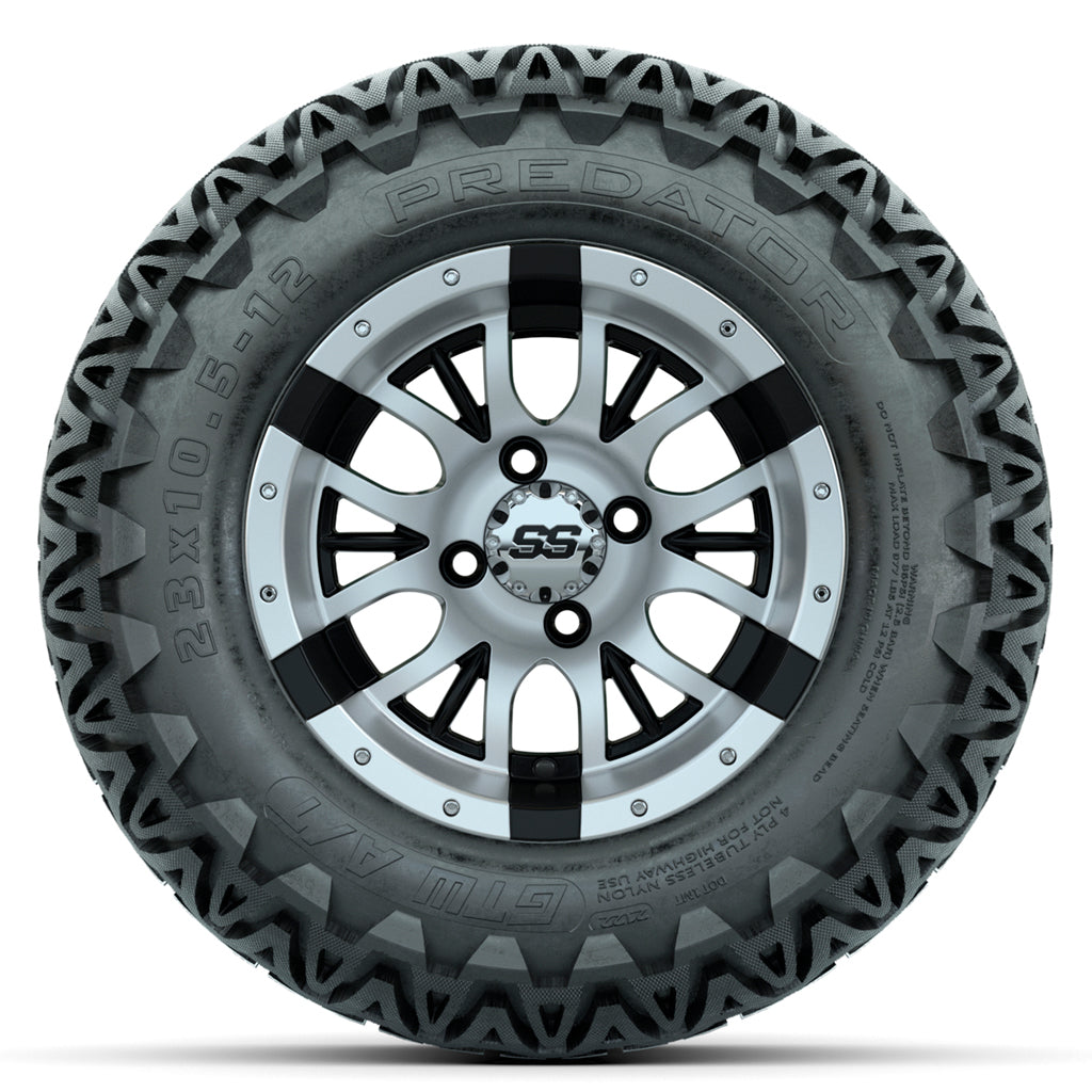 RINES Y LLANTAS GTW DIESEL 12X7 PREDATOR 23X10.5-12