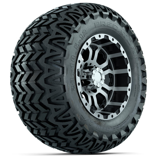 RINES Y LLANTAS GTW OMEGA 12X7 PREDATOR 23X10.5-12