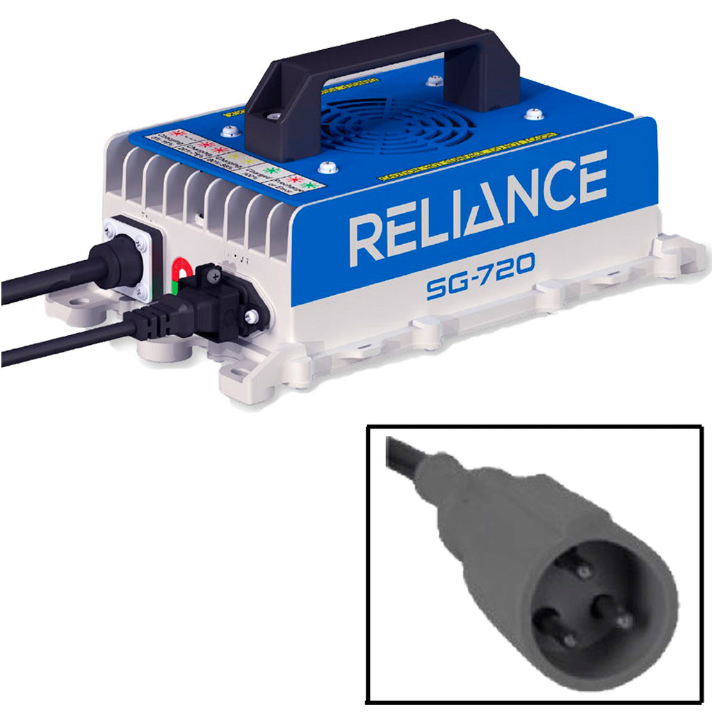CARGADOR RELIANCE CLUB CAR PRECEDENT 48V MOD SG-720 POWERDRIVE