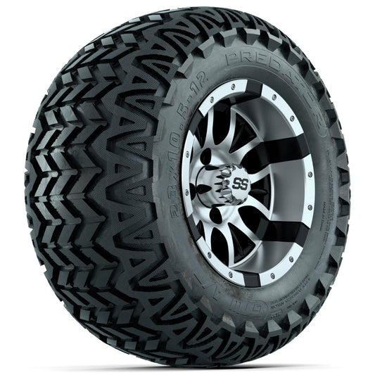RINES Y LLANTAS GTW DIESEL 12X7 PREDATOR 23X10.5-12